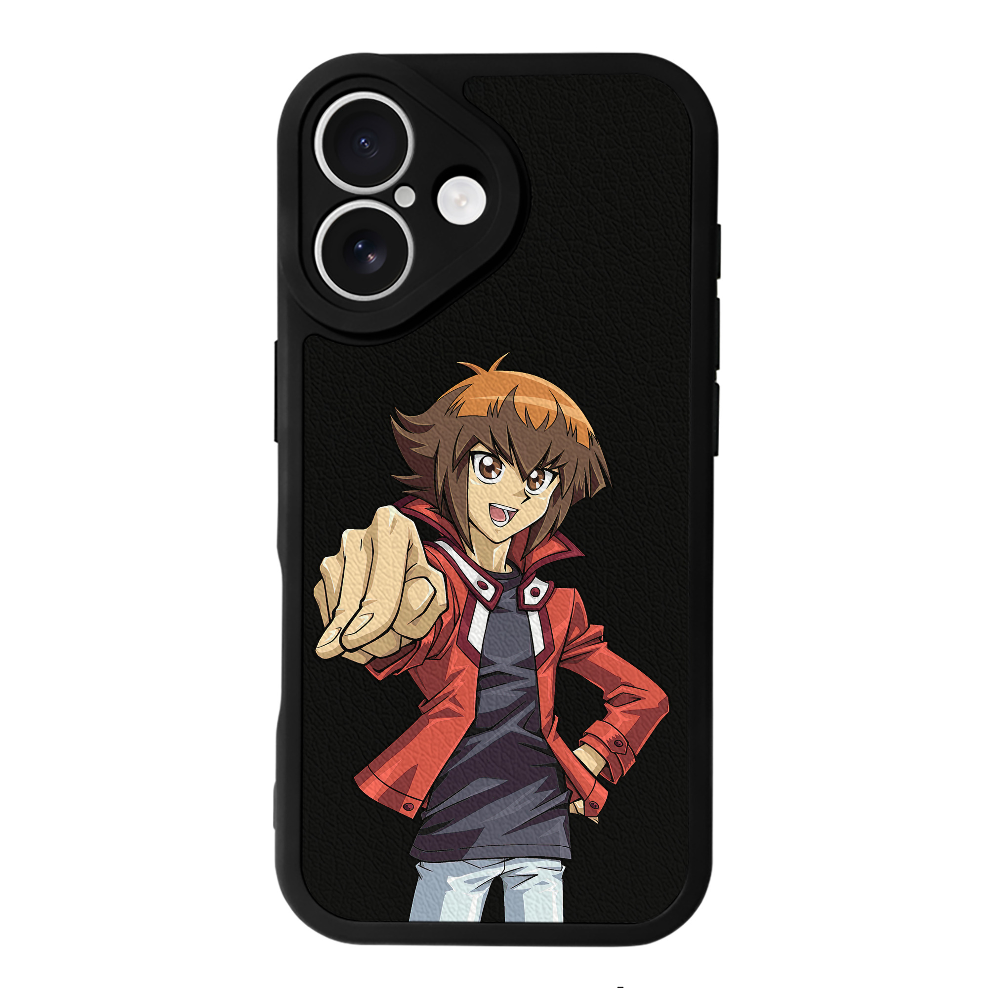 遊☆戯☆王 Yu-Gi-Oh! 【iPhone 16シリーズ対応】シリコンスマホケース（レザー調） 材質：シリコン